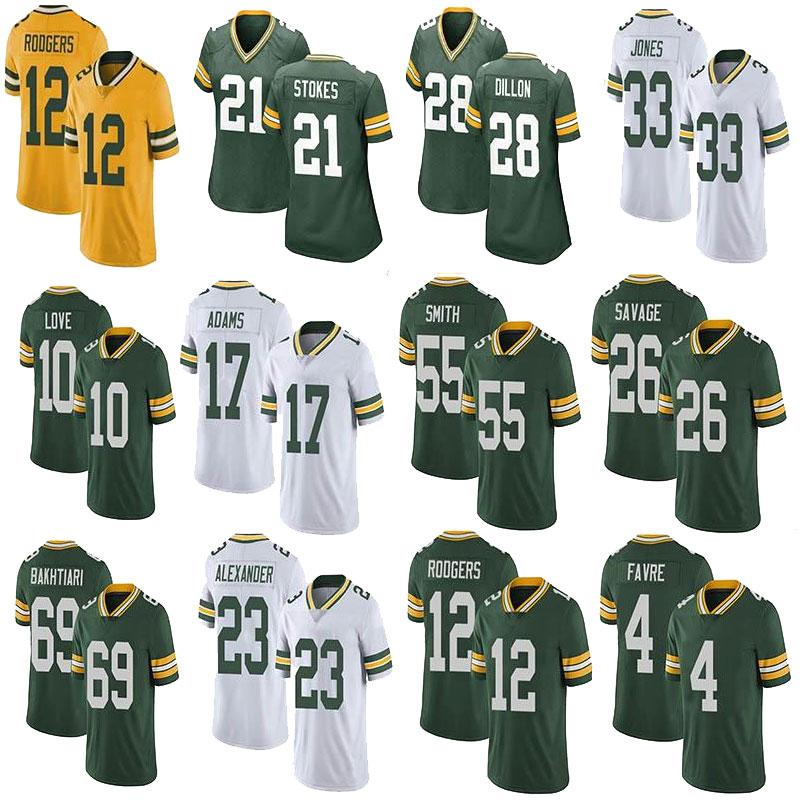 Custom 12 Aaron Rodgers 21 Eric Stokes Football Jersey 33 Jones 17 Davante Adams David Bakhtiari Jaire Alexander Smith Brett Favr Men Women youth Tonyan White, 2021
Custom 12 Aaron Rodgers 21 Eric Stokes Football Jersey 33 Jones 17 Davante Adams David Bakhtiari Jaire Alexander Smith Brett Favr Men Women youth Tonyan White, 2021