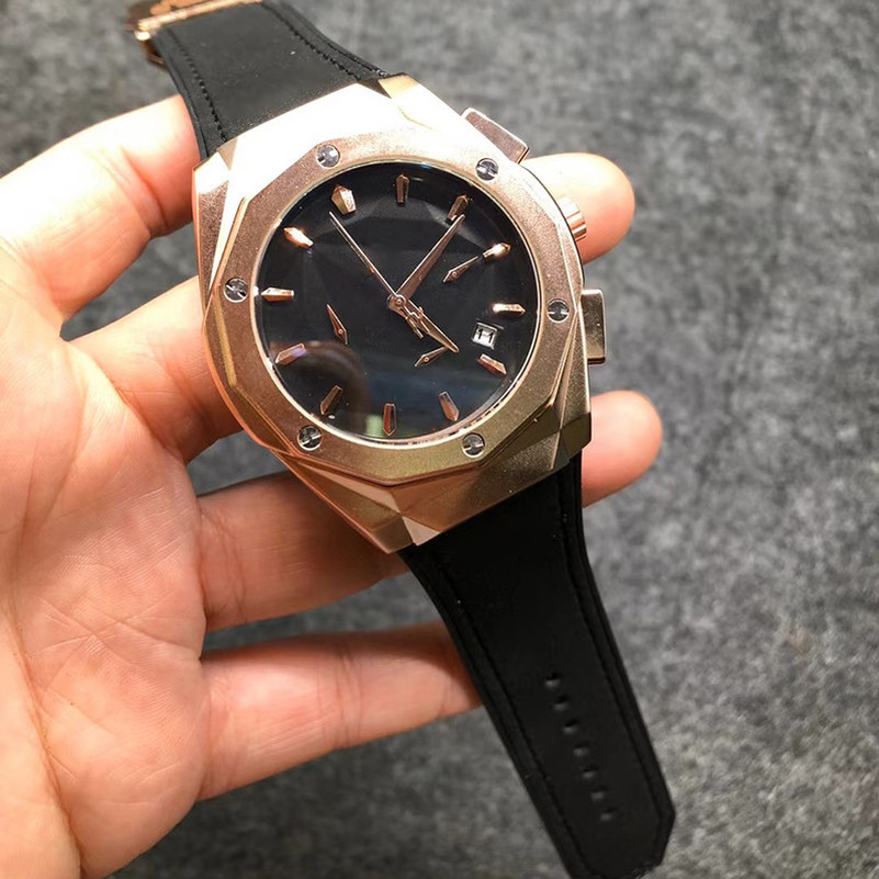 1-13Mens gold watches leather strap screw embedded in rubber case design business models sports luxury fashion brand quartz chronograph, No watch
1-13Mens gold watches leather strap screw embedded in rubber case design business models sports luxury fashion brand quartz chronograph, No watch