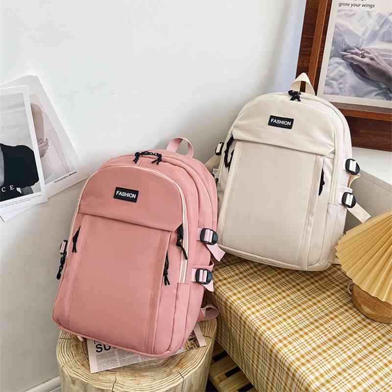 Large capacity multifunctional schoolbag Korean new 2021 junior high school students leisure travel backpack, Red
Large capacity multifunctional schoolbag Korean new 2021 junior high school students leisure travel backpack, Red