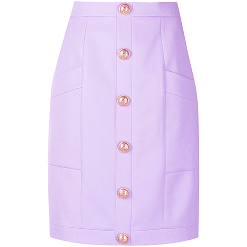 HIGH STREET est S/S Designer Fashion Women's Lion Buttons Embellished Pockets Skirt 210521, Lavender
HIGH STREET est S/S Designer Fashion Women's Lion Buttons Embellished Pockets Skirt 210521, Lavender