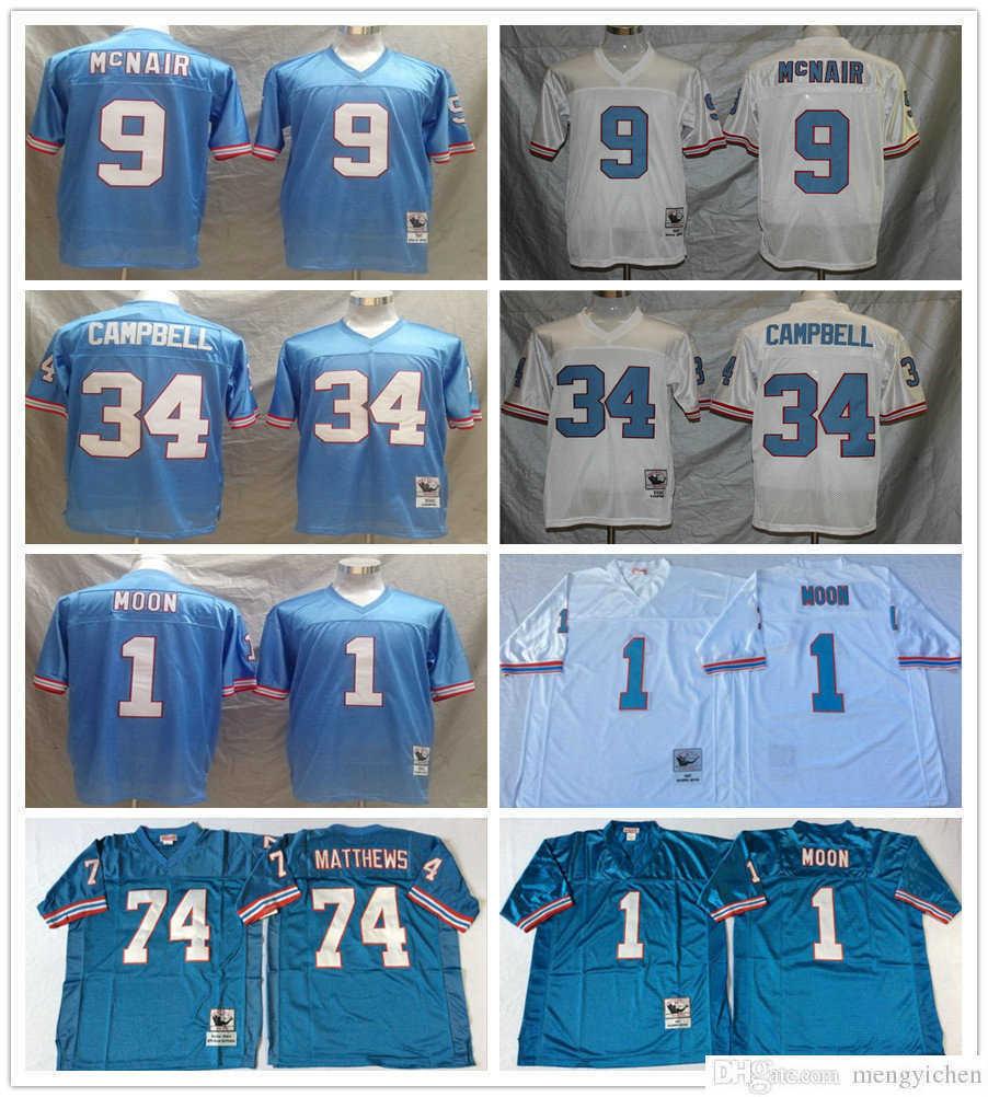 NCAA Men Football 1 Warren Moon 9 Steve McNair 34 Earl Campbell 74 Bruce Matthews Jerseys Vintage Blue White Embroidery Top Quality, Black;red
NCAA Men Football 1 Warren Moon 9 Steve McNair 34 Earl Campbell 74 Bruce Matthews Jerseys Vintage Blue White Embroidery Top Quality, Black;red