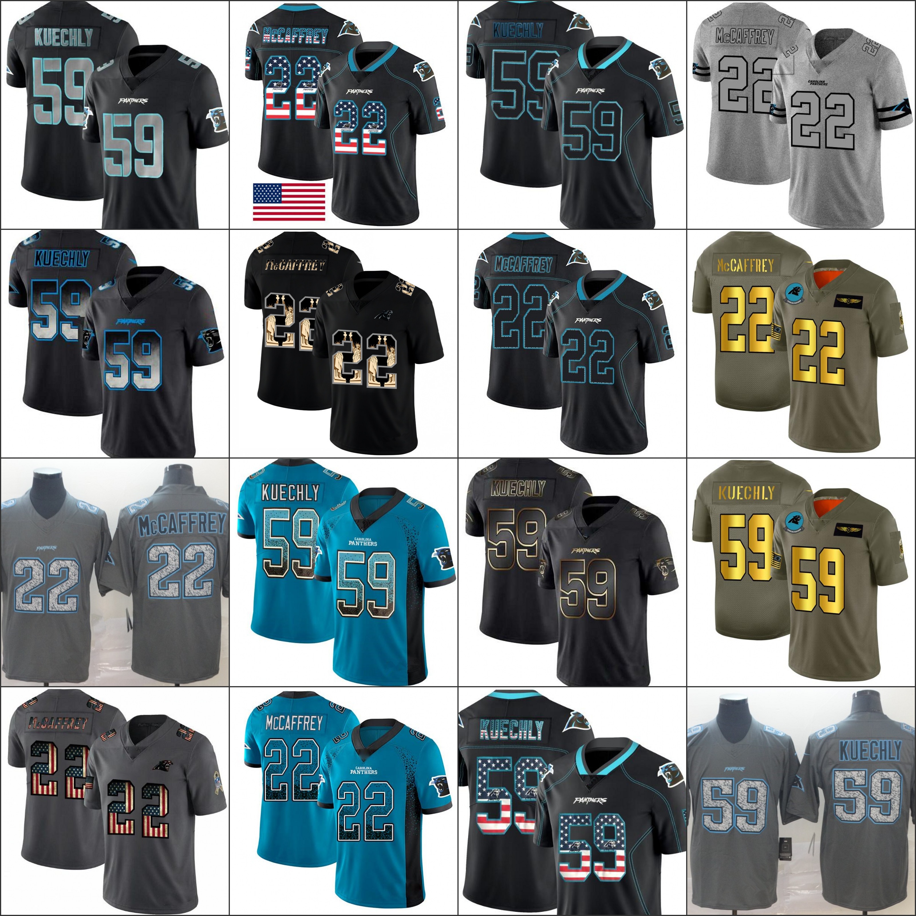 CarolinaPanthersMen #22 Christian McCaffrey 59 Luke Kuechly Women Youth Limited Football Jersey
CarolinaPanthersMen #22 Christian McCaffrey 59 Luke Kuechly Women Youth Limited Football Jersey