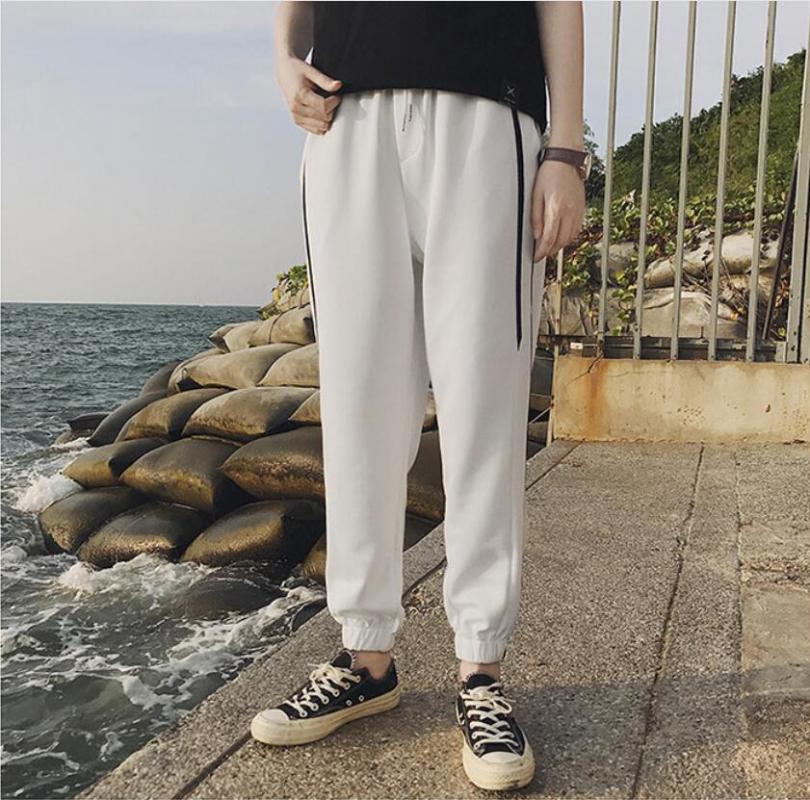 Spring Sweatpants Men Plus Size Casual Printed Fashion Pants Hip Hop Leisure Movement Trousers Men's