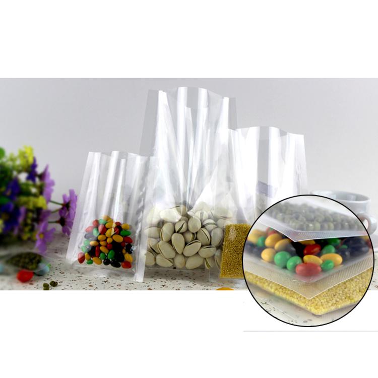 2021 10cm 15cm HD clear plastic food grade packaging vacuum food bags