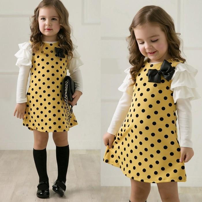Girl's Dresses Melario Cute Girls Autumn&Spring Children Clothing Dot Dress Long Sleeve Kids Princess Clothes, Red;yellow
Girl's Dresses Melario Cute Girls Autumn&Spring Children Clothing Dot Dress Long Sleeve Kids Princess Clothes, Red;yellow