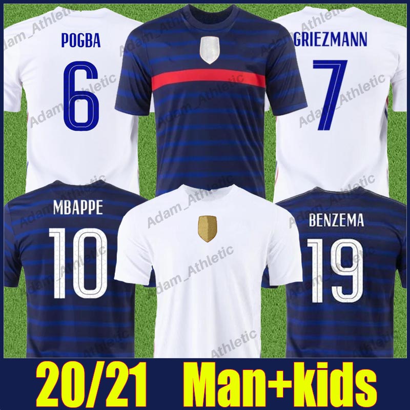 MBAPPE BENZEMA soccer jerseys French national team uniforms VARANE POGBA GRIEZMANN jersey HERNANDEZ DEMBELE KANTE shirts PAVARD GIROUD Maillot de football 20/21, 2020 away kids
MBAPPE BENZEMA soccer jerseys French national team uniforms VARANE POGBA GRIEZMANN jersey HERNANDEZ DEMBELE KANTE shirts PAVARD GIROUD Maillot de football 20/21, 2020 away kids