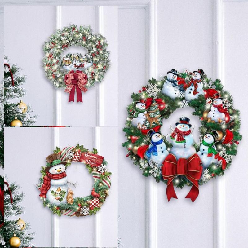Christmas Decorations Home Garland Decoration Cute Santa Claus Wreaths With Red Bow For Wall Door Window Ornament Holiday Decor
Christmas Decorations Home Garland Decoration Cute Santa Claus Wreaths With Red Bow For Wall Door Window Ornament Holiday Decor