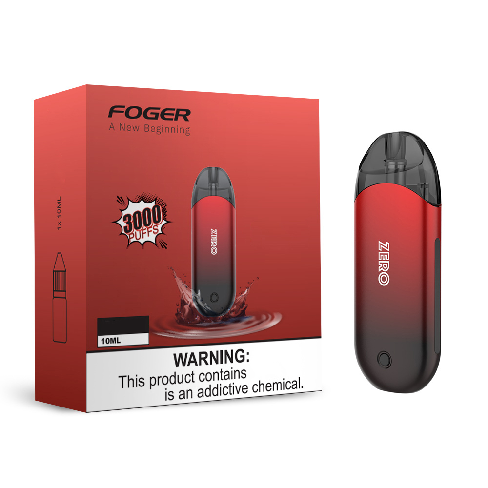US Warehouse Foger Zero Disposable Vapes cigarette 3000puffs 650mAh 2ml Pod Kit with 10ml E-liquid
US Warehouse Foger Zero Disposable Vapes cigarette 3000puffs 650mAh 2ml Pod Kit with 10ml E-liquid