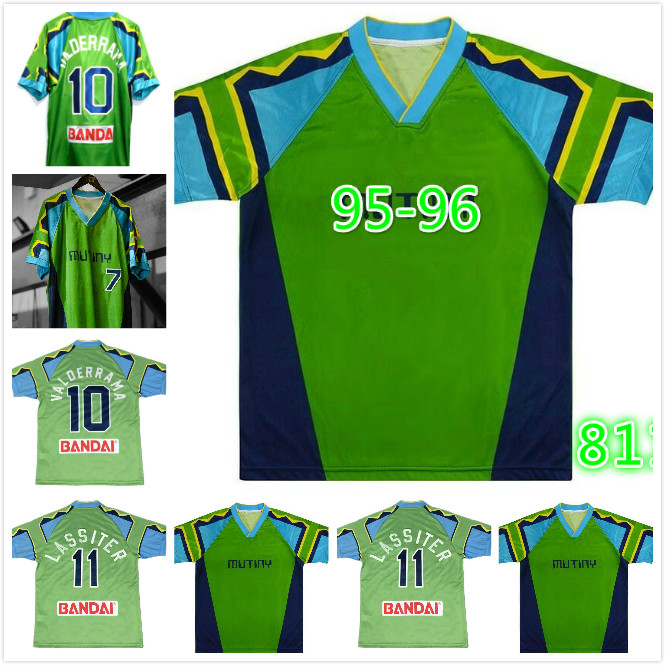 1996 1997 Tampa Bay Mutiny retro soccer jersey LASSITER 11# 96 97 home Valderrama Hejduk vintage classic football shirt, Green
1996 1997 Tampa Bay Mutiny retro soccer jersey LASSITER 11# 96 97 home Valderrama Hejduk vintage classic football shirt, Green