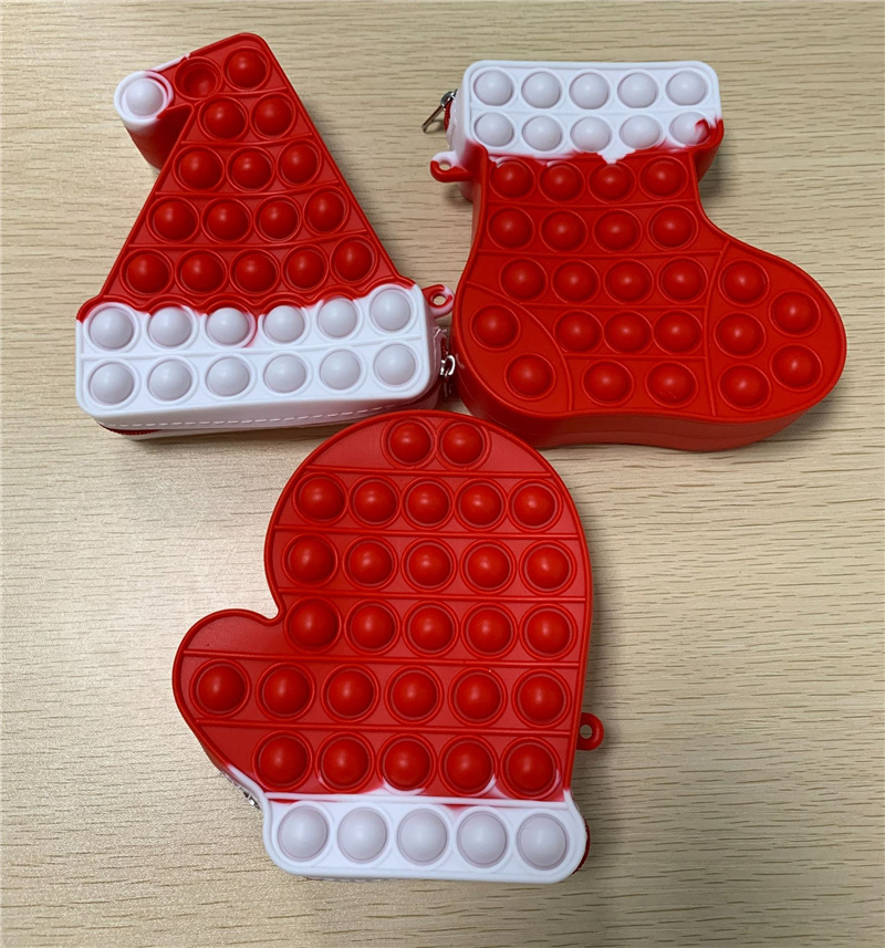 Christmas Xmas hat stocking glove shape silicone purses coin bag fidget popet bubble wallet boys girls kids children's rubber zip wallet push pop board game G96I6OL, Socks red( 120x127x40/mm)
Christmas Xmas hat stocking glove shape silicone purses coin bag fidget popet bubble wallet boys girls kids children's rubber zip wallet push pop board game G96I6OL, Socks red( 120x127x40/mm)