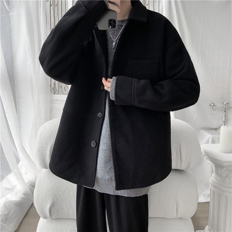 Men's Jackets Wildyak Autumn Winter Mens Woolen Solid Color Oversized Male Coats Harajuku Outerwear Vintage Unisex Clothing, Black;brown
Men's Jackets Wildyak Autumn Winter Mens Woolen Solid Color Oversized Male Coats Harajuku Outerwear Vintage Unisex Clothing, Black;brown