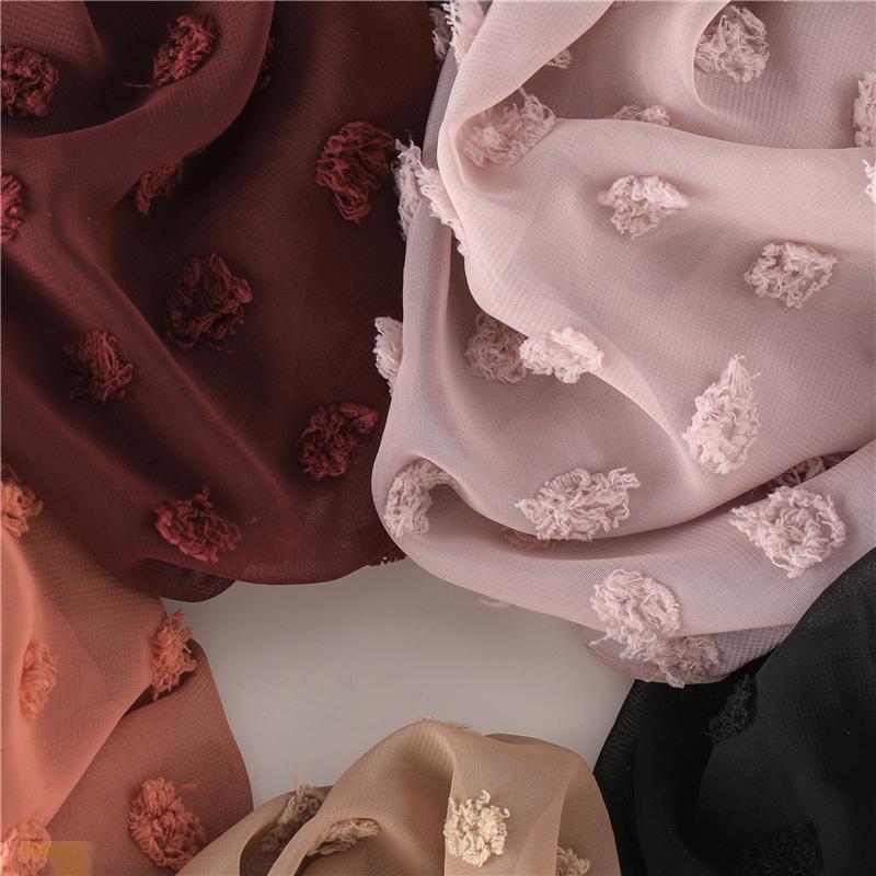 Scarves Plain Bubble Chiffon With Dot Solid Shawls Headband Beach Hijab Summer Muslim Wraps Scarf 10pcs
Scarves Plain Bubble Chiffon With Dot Solid Shawls Headband Beach Hijab Summer Muslim Wraps Scarf 10pcs