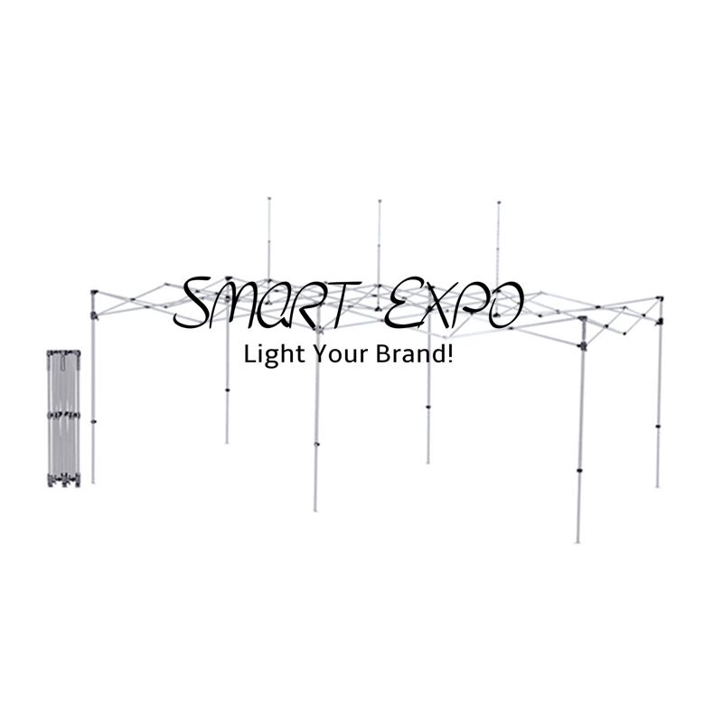 10X20FT Outdoor Large Gazebo Marketing Advertising Display with Aluminum Frame 600D Polyester Printing Wheeled Bag