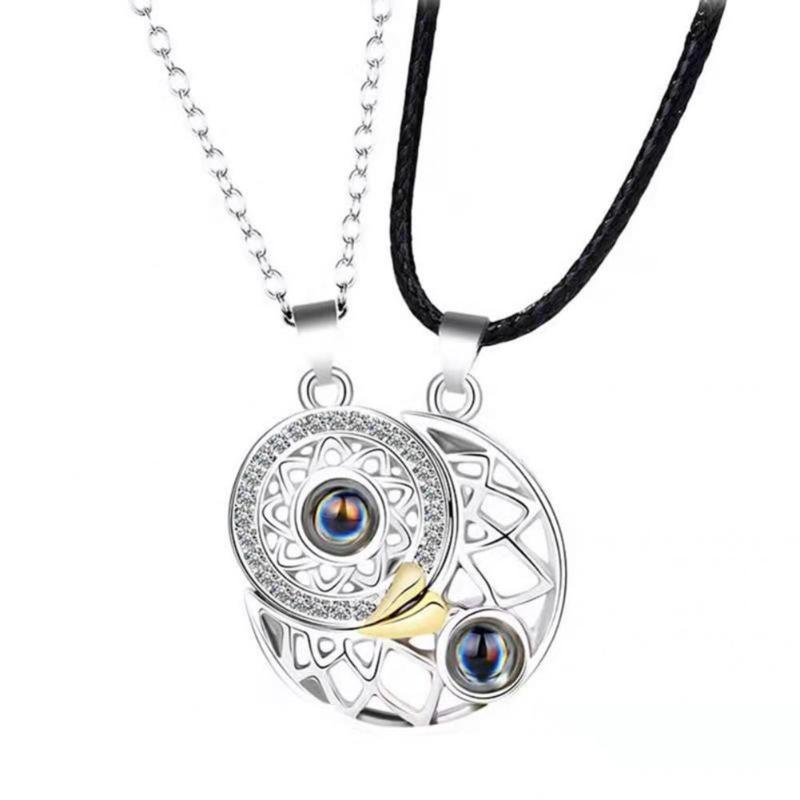 Pendant Necklaces His-and-hers Necklace Magnetic Great Exquisite Polished Matching, Silver
Pendant Necklaces His-and-hers Necklace Magnetic Great Exquisite Polished Matching, Silver