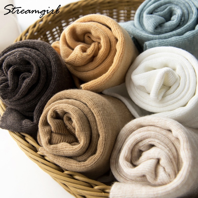 Turtleneck Sweaters For Women Winter Sweater Soft Casual Solid Pullover Knitted Sweaters Black Turtleneck Sweater Women Winter 210421