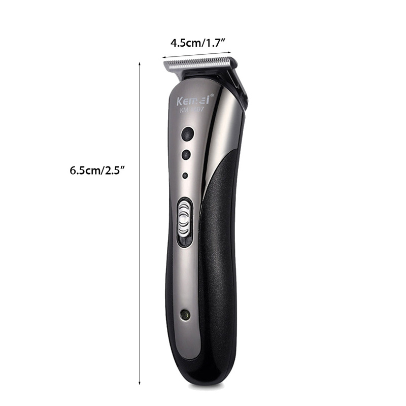 Kemei KM-1407 ALL in 1 Rechargeable Wireless Electric Beard Nose Ear Shaver Hair Clipper Trimmer Tool C260312
