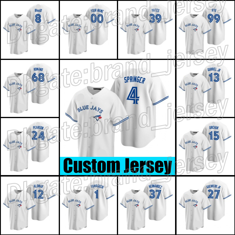 George Springer Vladimir Guerrero Jr Jersey Toronto Blue Jays Lourdes Gurriel Marcus Semien Bo Bichette Jerseys Ryu Danny Jansen Cavan Biggio, Man jersey (ln)
George Springer Vladimir Guerrero Jr Jersey Toronto Blue Jays Lourdes Gurriel Marcus Semien Bo Bichette Jerseys Ryu Danny Jansen Cavan Biggio, Man jersey (ln)