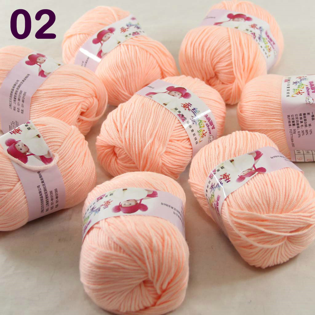 Sale Lot 8balls x 50g Cashmere Silk velvet Children Yarn hand knitting 18-02-8 Flesh Pink, Multi-colored
Sale Lot 8balls x 50g Cashmere Silk velvet Children Yarn hand knitting 18-02-8 Flesh Pink, Multi-colored