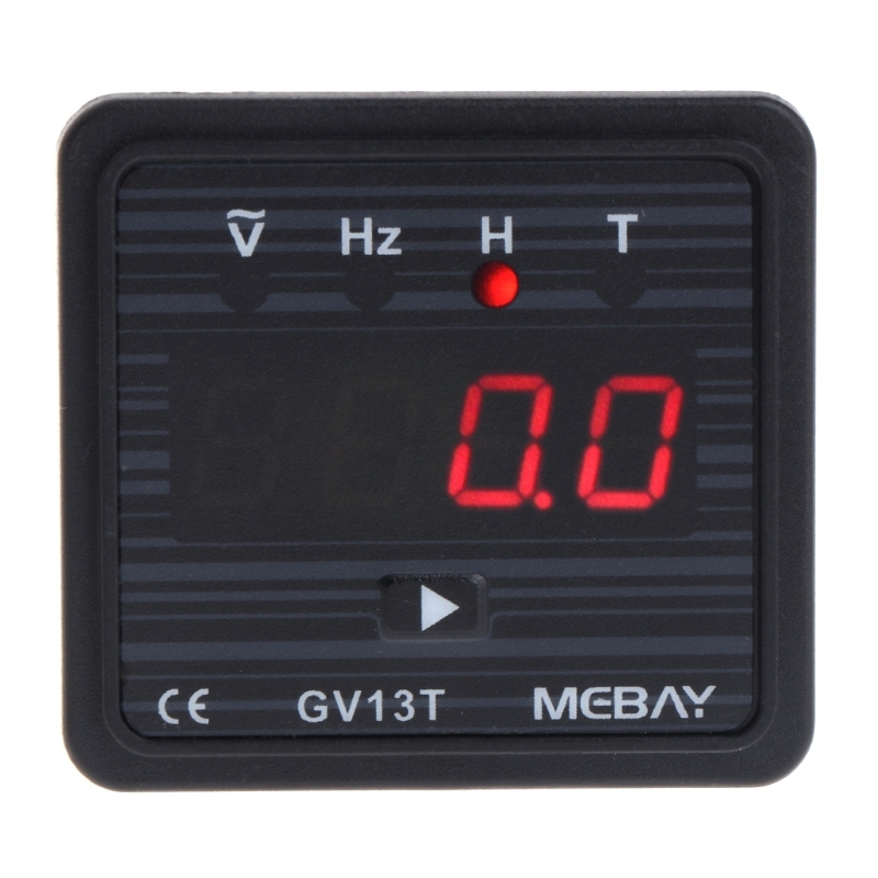 Ootdty GV13T AC220V Diesel Generator Digital Voltometer Frequency Uur Test Panel Meter