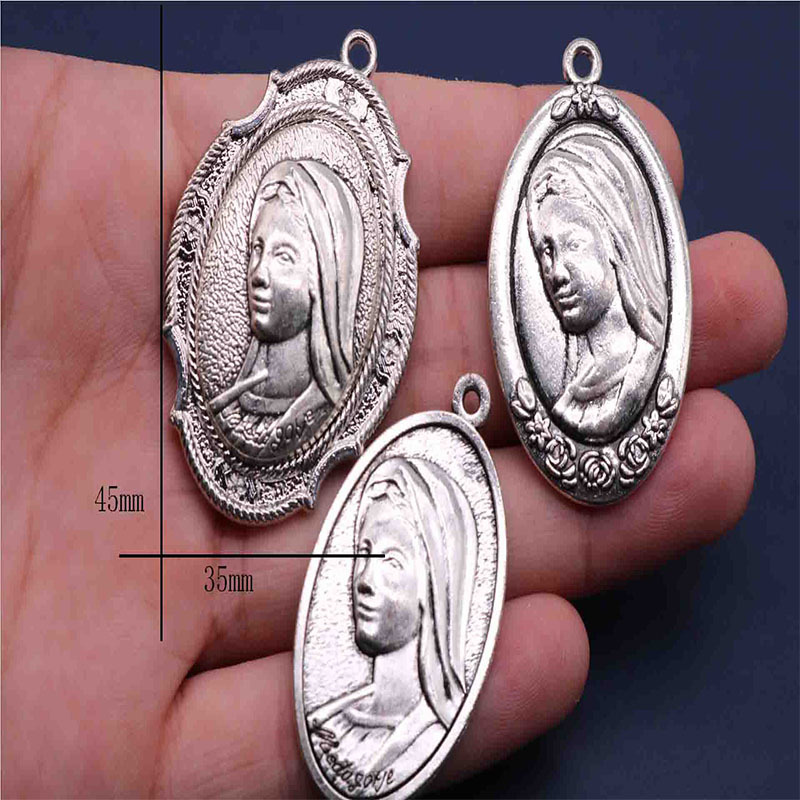 20 pieces / fashion mixed color Jesus Virgin Mary icon Catholic religious charm beads medal bracelet necklace
20 pieces / fashion mixed color Jesus Virgin Mary icon Catholic religious charm beads medal bracelet necklace
