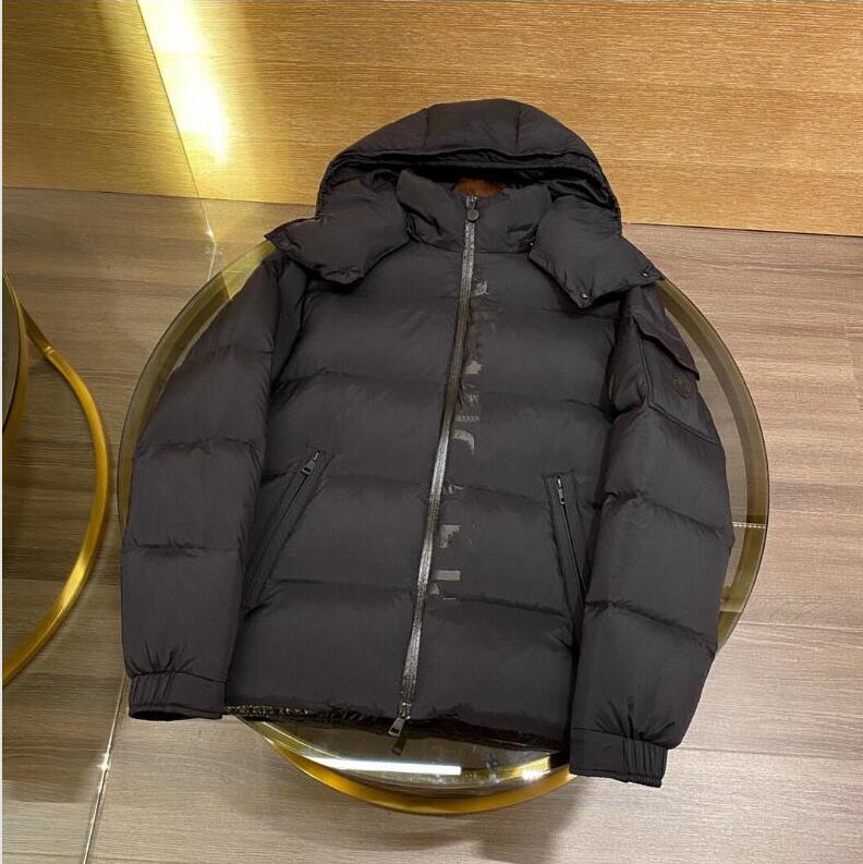 men hooded down coat letter design on side placket jacket thick outdoor parkas black color size 12345
men hooded down coat letter design on side placket jacket thick outdoor parkas black color size 12345