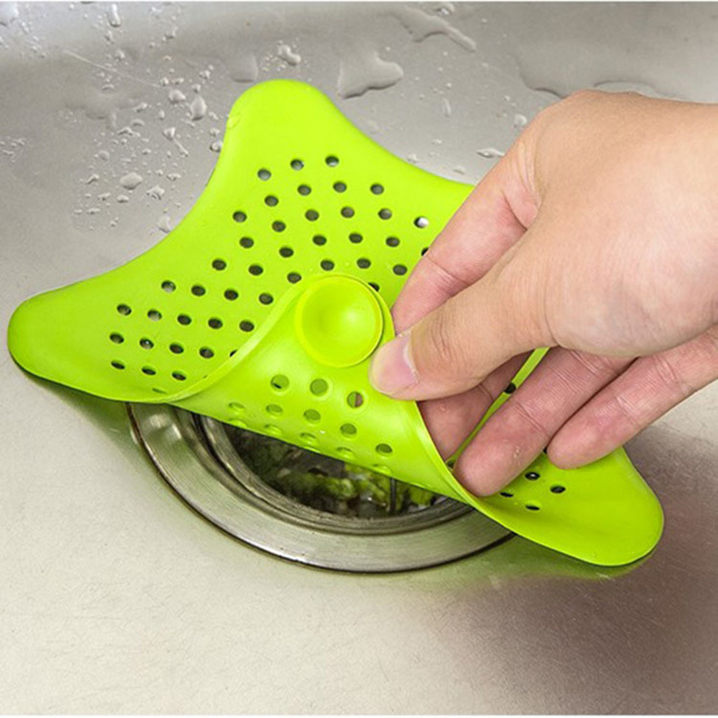 1PC Bath Sink Strainer Drain Hair Catcher Bath Stopper Plug Sink Strainer Filter Shower Sink Strainer Plug Kitchen Accessories