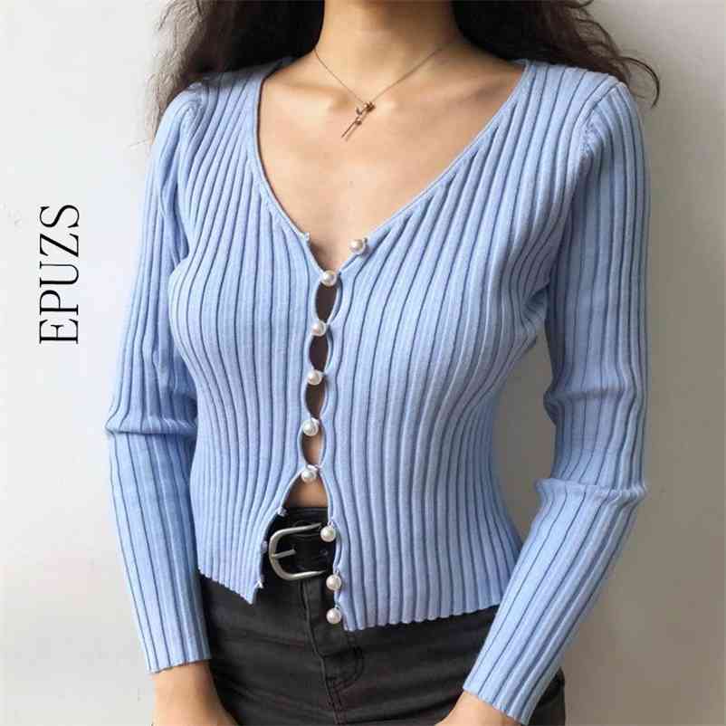 Vintage pink knitted cardigan women tops Sexy v neck Pearl sweater Streetwear ladies winter clothes korean womens sweaters 210521, Beige
Vintage pink knitted cardigan women tops Sexy v neck Pearl sweater Streetwear ladies winter clothes korean womens sweaters 210521, Beige