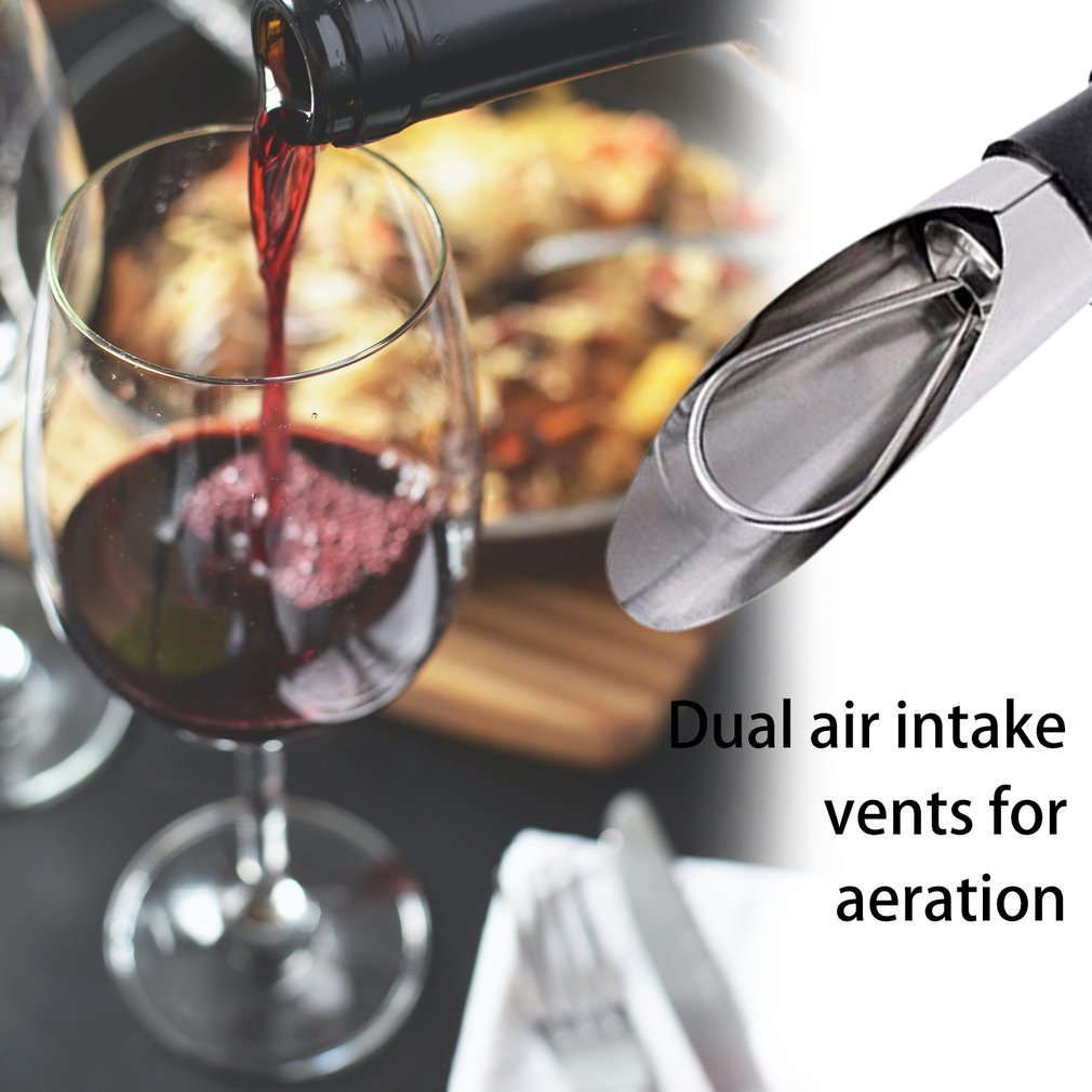 Rvs Stopper Red Wine Lighter Gift from bottle stop Decanter Gift Lighting Wine Accessories