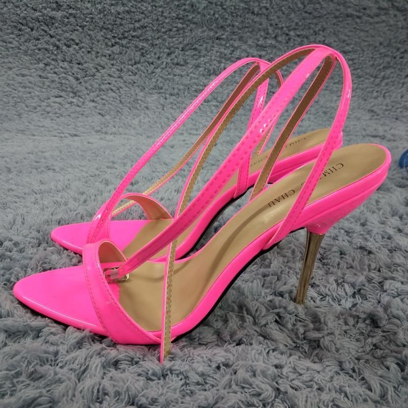 Sandals Women Stiletto Thin Iron High Heel Sexy Ankle Strap Open Toe Pink Patent Party Bridals Wedding Lady Shoes 3845-i11 E5WY
Sandals Women Stiletto Thin Iron High Heel Sexy Ankle Strap Open Toe Pink Patent Party Bridals Wedding Lady Shoes 3845-i11 E5WY