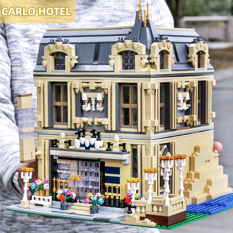 The MOC Carlo Hotel Model Building Blocks 0927 Streetview House Buildings Funny Assembly Bricks Toys Birthday Kids Christmas Gifts
The MOC Carlo Hotel Model Building Blocks 0927 Streetview House Buildings Funny Assembly Bricks Toys Birthday Kids Christmas Gifts