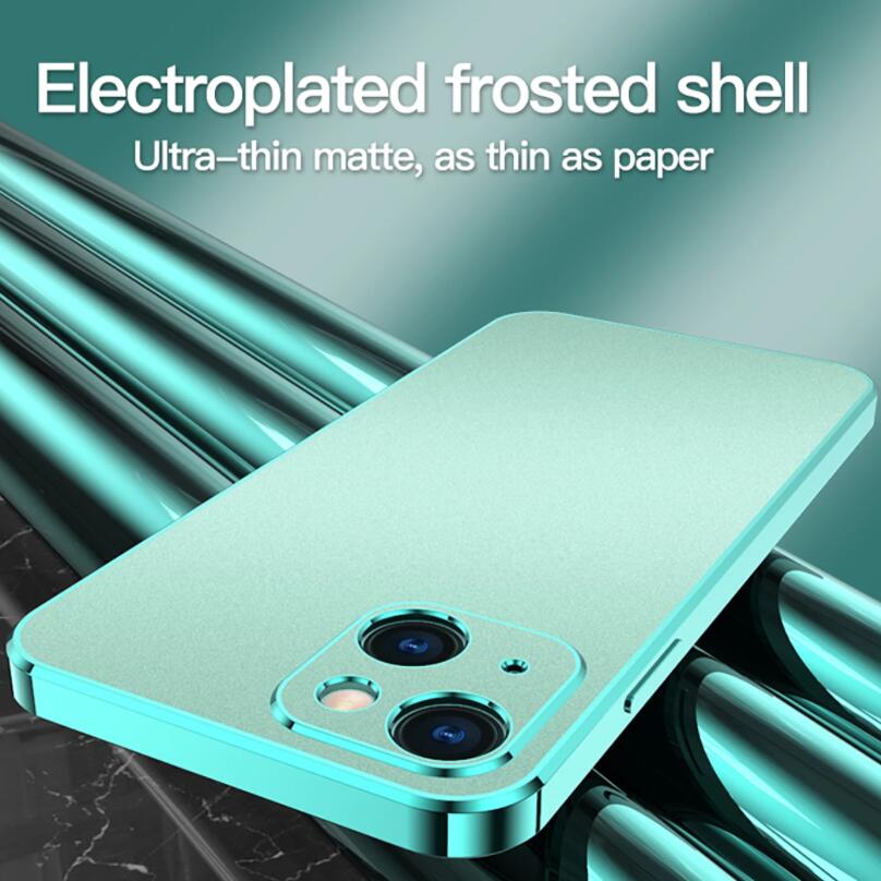 iPhone13 13pro matte electroplating Full Covered Protective Case iPhone 11 11pro XS XR case cover
