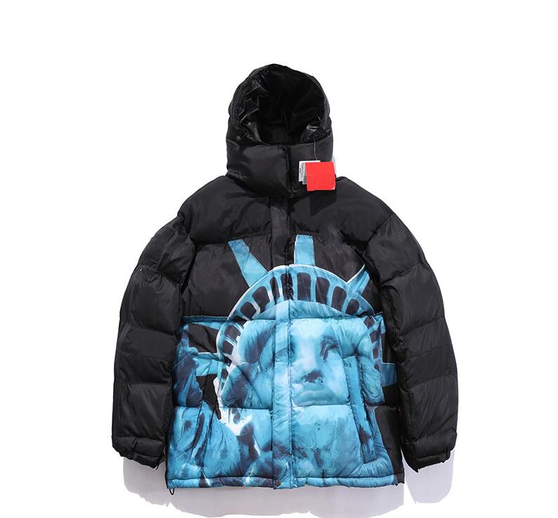 2022 new Men Streetwear Women Parkas Winter Outerwear Statue of Liberty Casual luxury face Jacket Warm Jacket Unisex Coat Outwear Hip Hop, Black
2022 new Men Streetwear Women Parkas Winter Outerwear Statue of Liberty Casual luxury face Jacket Warm Jacket Unisex Coat Outwear Hip Hop, Black