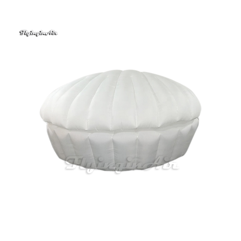 Personalized Seashell Model Lighting Inflatable Clam Shell Multicolor Air Blown Mussel Balloon With RGB Light For Event Show