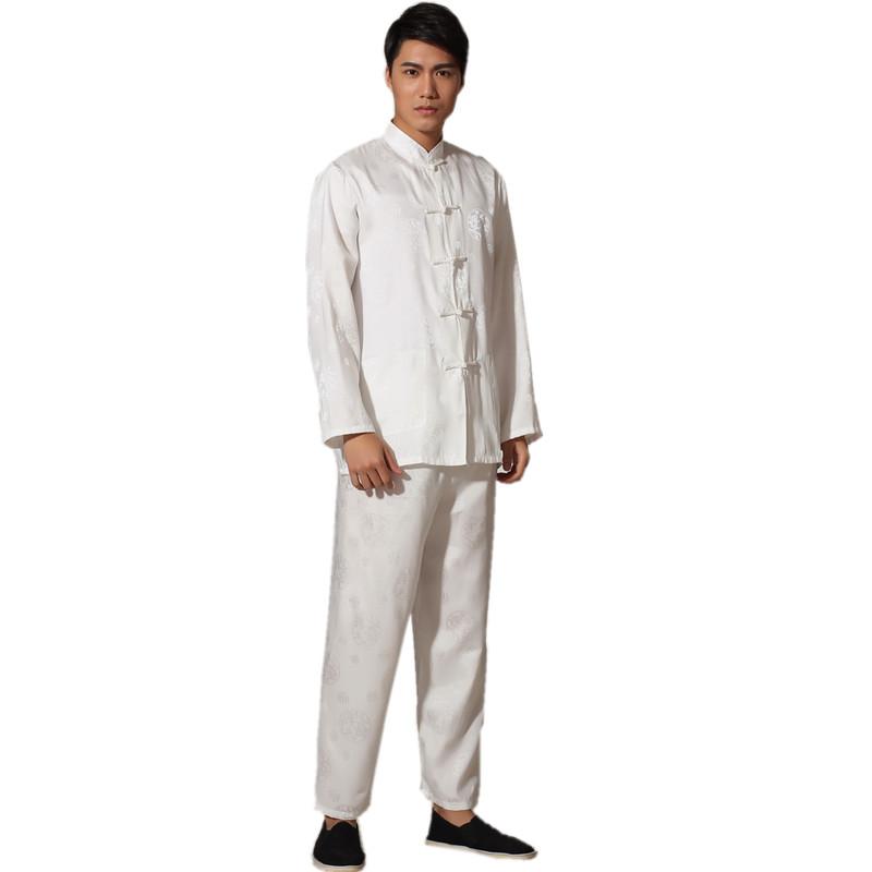 Men's Tracksuits Chinese Traditional Satin Rayon Suit Vintage Long Sleeve Tai Chi Wushu Uniform Clothing L XL XXL 3XL L070607, Beige
Men's Tracksuits Chinese Traditional Satin Rayon Suit Vintage Long Sleeve Tai Chi Wushu Uniform Clothing L XL XXL 3XL L070607, Beige