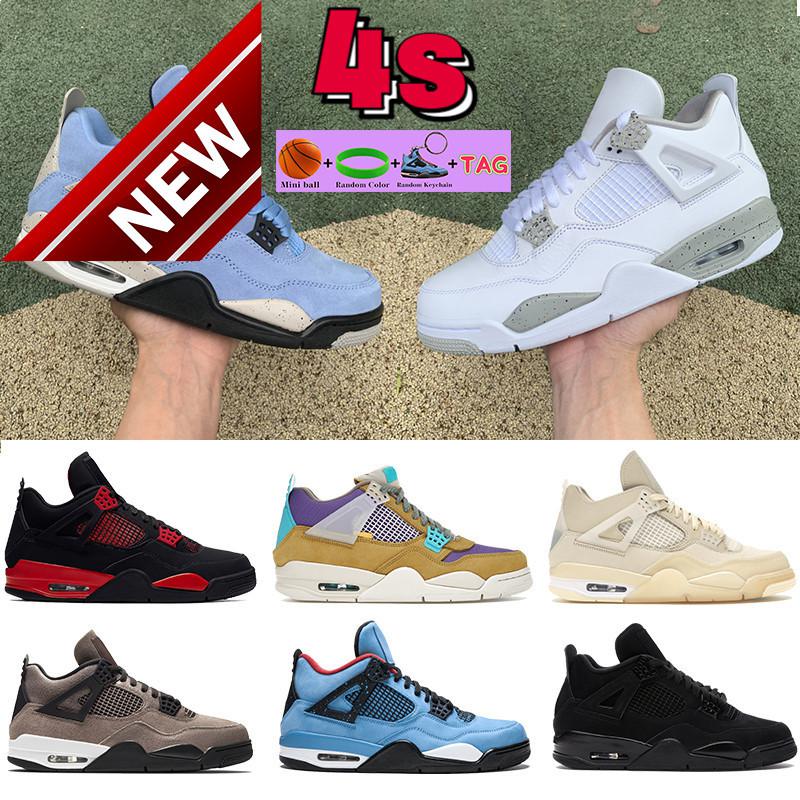 2022 Newest University Blue 4 4s White Oreo Basketball Shoes Shimmer Desert Moss Red Thunder Black Cat Metallic Purple Bred Men Women, Customize
2022 Newest University Blue 4 4s White Oreo Basketball Shoes Shimmer Desert Moss Red Thunder Black Cat Metallic Purple Bred Men Women, Customize