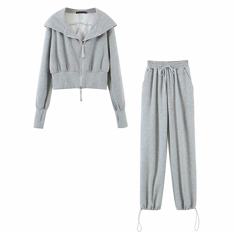 Vintage Solid Color Drawstring Sweatpants Women Elastic High Waist Trousers Casual Pants Loose femme pantalon 210430