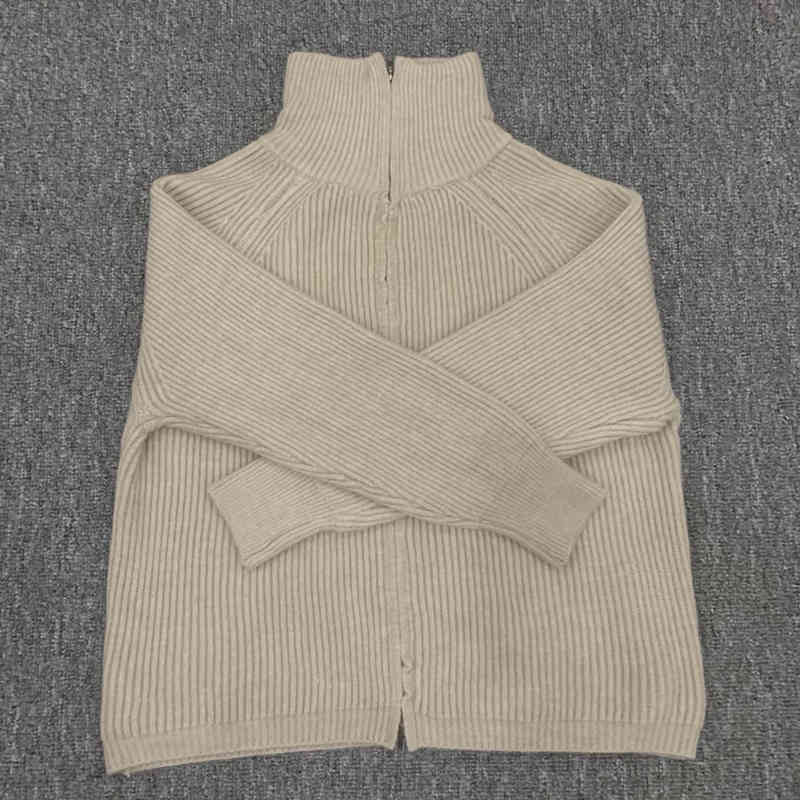 OL Outwear Tops Solid Sweater Women Autumn Winter Elegant Lapel Thick Warm Knitted Cardigan Female Sweaters 210421