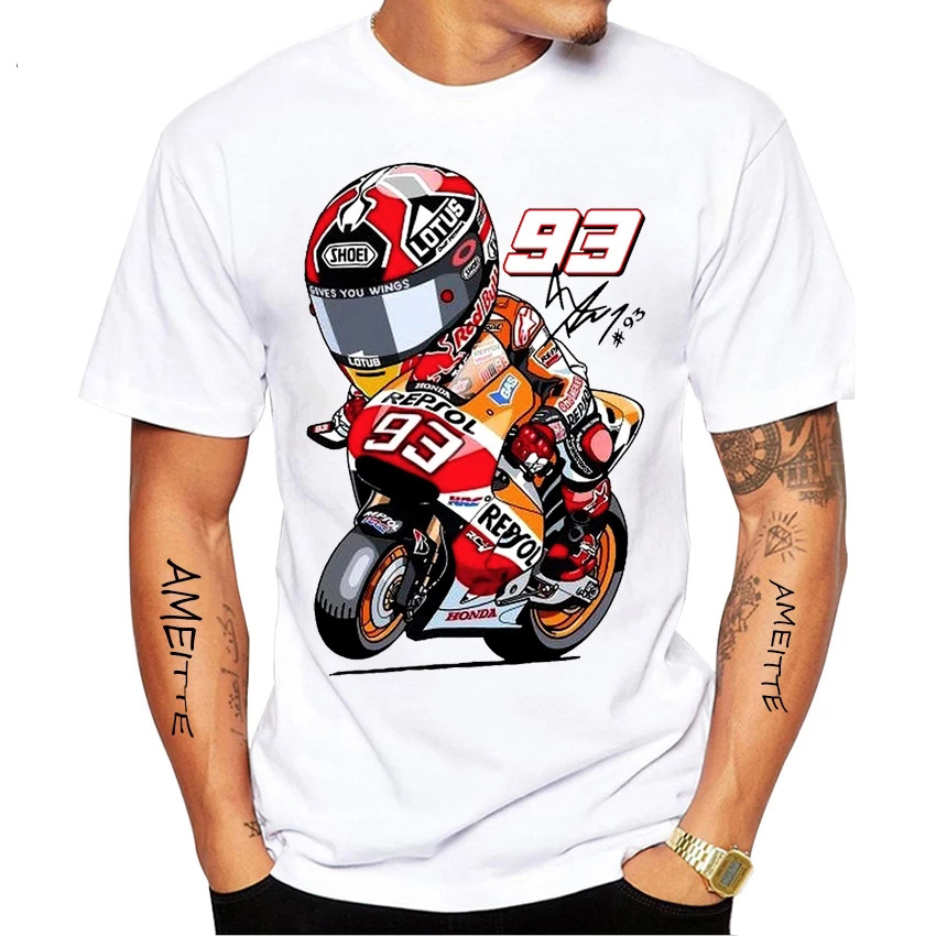 AMEITTE Summer Fashion Men Short Sleeve T Shirt Marc Signature 93 Design Print T-Shirt Funny Boy Casual Tops MOTO Man White Tees, White01
AMEITTE Summer Fashion Men Short Sleeve T Shirt Marc Signature 93 Design Print T-Shirt Funny Boy Casual Tops MOTO Man White Tees, White01