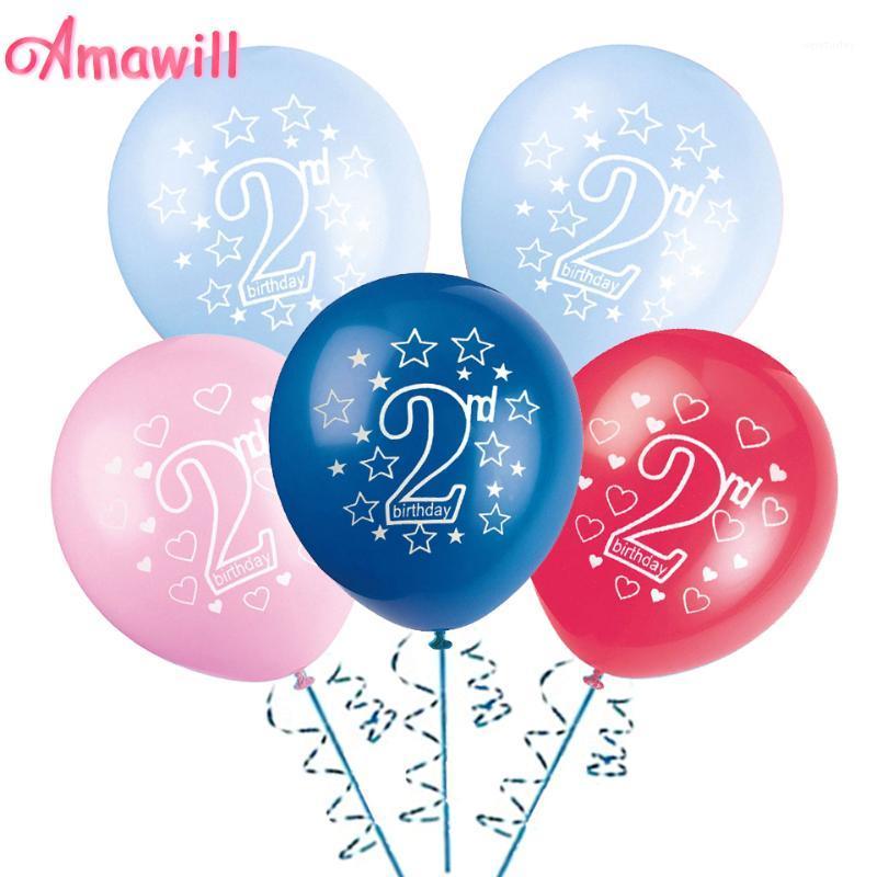 Party Decoration Amawill 10pcs Happy 2nd Birthday Printed Latex Balloons For Baby Shower Boy Girl 2 Years Old Decorations Kids 75D
Party Decoration Amawill 10pcs Happy 2nd Birthday Printed Latex Balloons For Baby Shower Boy Girl 2 Years Old Decorations Kids 75D