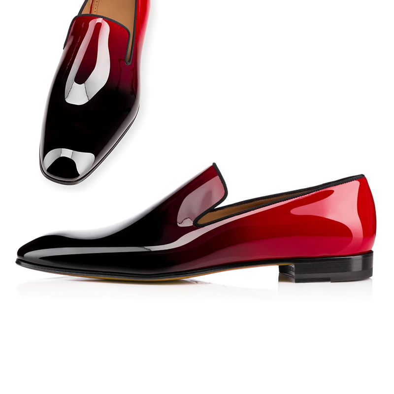 luxury mens designer dress shoe red bottoms casual shoes matt patent leather round toes slip-on spikes flat business sneakers 39-47, Black
luxury mens designer dress shoe red bottoms casual shoes matt patent leather round toes slip-on spikes flat business sneakers 39-47, Black