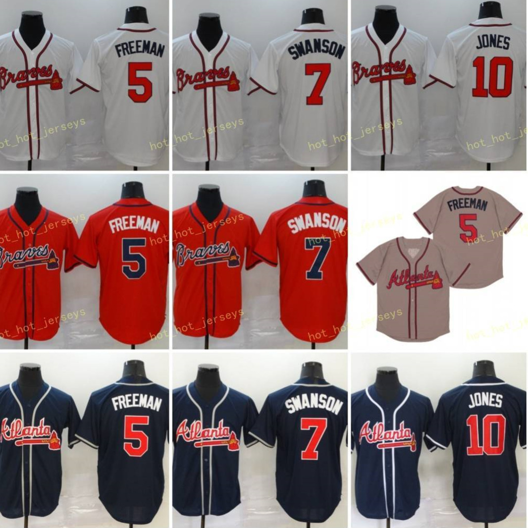 Mens 5 Freddie Freeman Baseball Jerseys 7 Dansby Swanson 10 Chipper Jones Stitched Flexbase Cool Base Team White Red Navy Blue Grey, Men
Mens 5 Freddie Freeman Baseball Jerseys 7 Dansby Swanson 10 Chipper Jones Stitched Flexbase Cool Base Team White Red Navy Blue Grey, Men