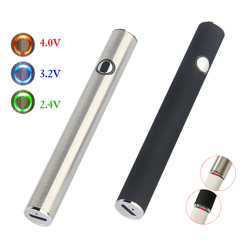 Max Preheat Vaporizer Battery 380mAh Variable Voltage VV Vape Mod Bottom USB Charge For 510 Thick Oil Vapor Cartridges Tank
Max Preheat Vaporizer Battery 380mAh Variable Voltage VV Vape Mod Bottom USB Charge For 510 Thick Oil Vapor Cartridges Tank