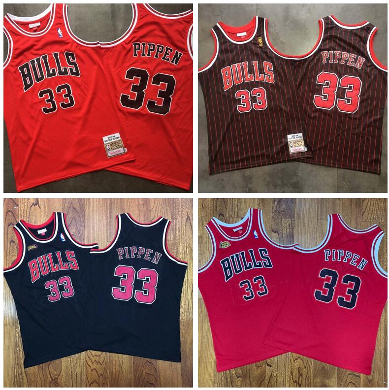 Stitched NBA jersey Chicago Bulls 33 Scottie Pippen Mitchell & Ness 1997-98 Hardwoods Classics retro men Jerseys
Stitched NBA jersey Chicago Bulls 33 Scottie Pippen Mitchell & Ness 1997-98 Hardwoods Classics retro men Jerseys