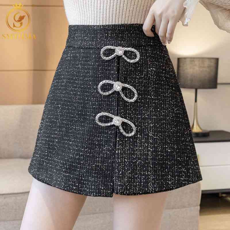 Woolen Solid Shorts For Women Atumn Winter Office Female Bow Mujer Pantalones 210520, Picture color
Woolen Solid Shorts For Women Atumn Winter Office Female Bow Mujer Pantalones 210520, Picture color