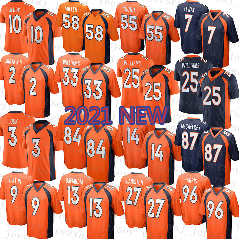 2021 New Denver Mens Bronco American Football Jersey 25 Javonte Williams 2 Patrick Surtain II 33 Javonte Williams 10 Jerry Jeudy 55 Bradley Chubb 7 John Elway 3 Lock, Mens-yema
2021 New Denver Mens Bronco American Football Jersey 25 Javonte Williams 2 Patrick Surtain II 33 Javonte Williams 10 Jerry Jeudy 55 Bradley Chubb 7 John Elway 3 Lock, Mens-yema