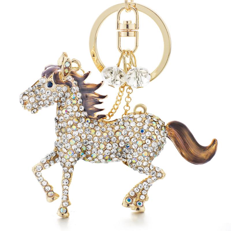 Keychains Delicate Amazing Chic Horse Uncomplicated Keyrings AB Crystal Beads Bag Pendant For Car Women Accessories DK317
Keychains Delicate Amazing Chic Horse Uncomplicated Keyrings AB Crystal Beads Bag Pendant For Car Women Accessories DK317