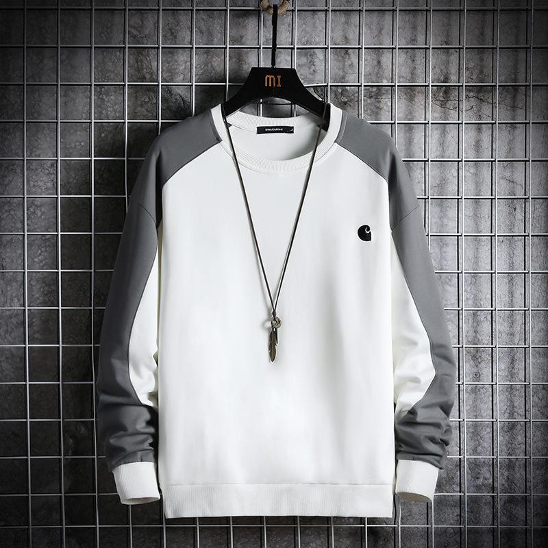 Autumn Long Sleeve Men's Loose Bottomed Shirt Sports Versatile Korean Casual Top Jackets