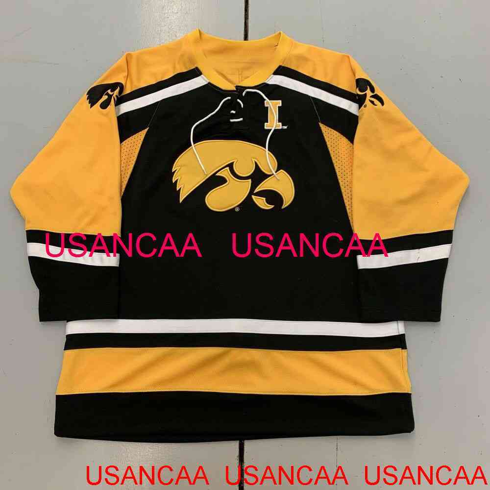 Stitched Men's Vintage 90s Athletics Iowa Hawkeyes Hockey Jersey Add Any Name Number Size XS-5XL 6XL, Black
Stitched Men's Vintage 90s Athletics Iowa Hawkeyes Hockey Jersey Add Any Name Number Size XS-5XL 6XL, Black