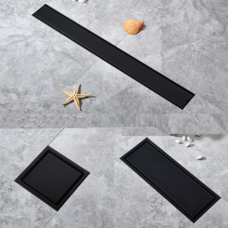 Other Bath & Toilet Supplies High Quality Matte Black Stainless Steel Shower Drain Invisible Floor Long Can Be Fitted With Tiles
Other Bath & Toilet Supplies High Quality Matte Black Stainless Steel Shower Drain Invisible Floor Long Can Be Fitted With Tiles