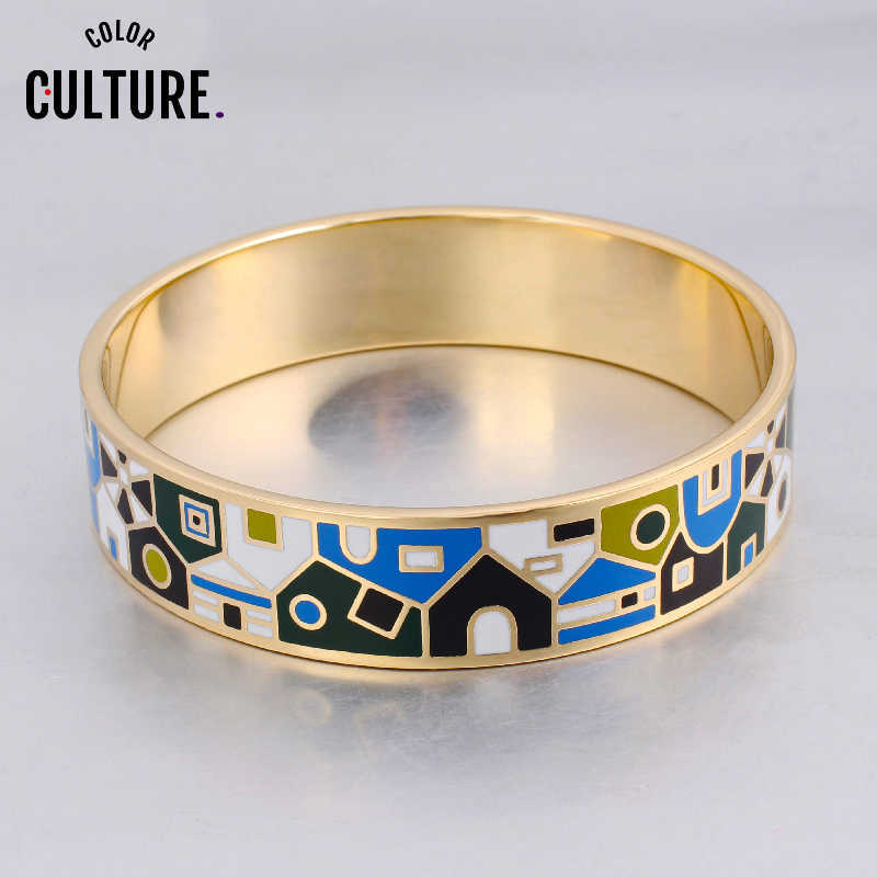 Indian Jewelry 16mm Width Big Bracelet Bangle Vintage Gold-color Designer Enamel Bangles for Women Trendy Party Jewelry Q0720
Indian Jewelry 16mm Width Big Bracelet Bangle Vintage Gold-color Designer Enamel Bangles for Women Trendy Party Jewelry Q0720